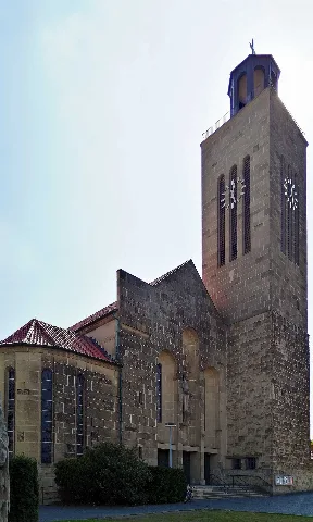 St. Elisabeth Rheine Westgiebel Mit Turm