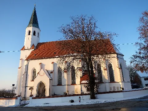 St. Georg (Weng) Winterbild 02