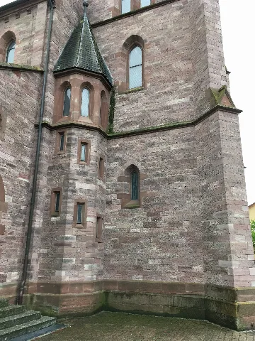 St. Johannes (Vimbuch) Westturm Nordansicht Erdgeschoss
