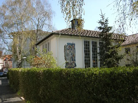 St. Michaelis; Kirche der Selbständigen Evangelisch-Lutherischen Kirchen in Karpfenstraße 7, Kaiserslautern, Rheinland-Pfalz, Deutschland