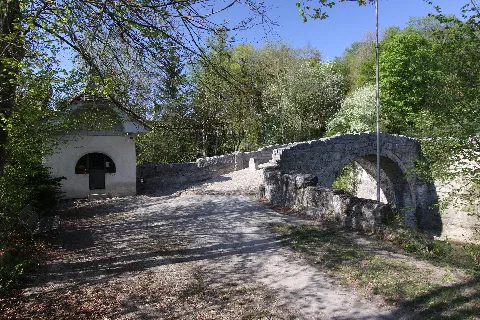 Ste Apolline Bridge And Chapel Apr 2011