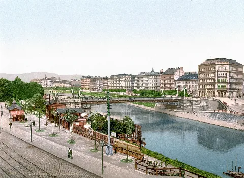 Stephaniebruecke Wien 1900