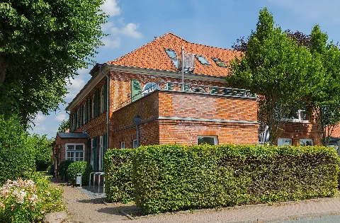 The former Villa Jebsen in Stockelsdorf, Kreis Ostholstein, Schleswig-Holstein, Germany. Nowadays a community centre including the public library and the youth club.
