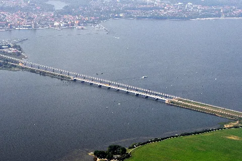 Stralsund, Rügendammbrücke Und Neue Rügenbrücke Über Den Strelasund (2011 05 21)