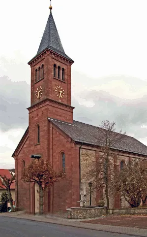 The New Gissigheim Church Built In 1842 Copy