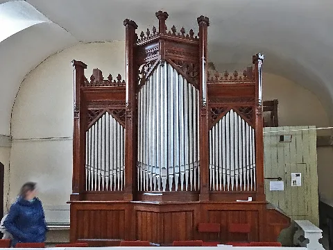 Orgel in St. Peter und Paul (Tiefthal) von Friedrich Ladegast & Sohn (1898, Opus 216 IIP/14)
