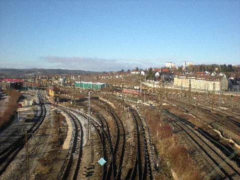 Ulm Rangierbahnhof Wallstraßenbrücke