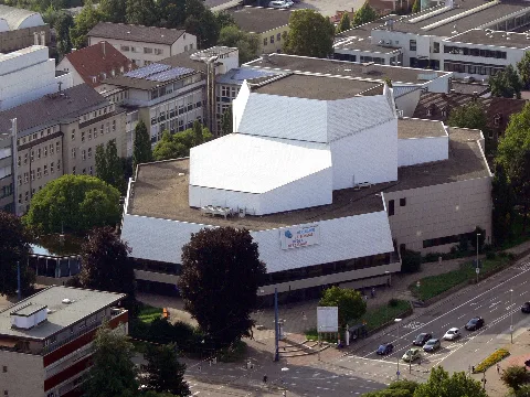 Ulm Theater Vom Münsterturm 2010 08 03