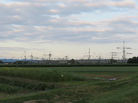 Umspannwerk Bürstadt Gesamtansicht