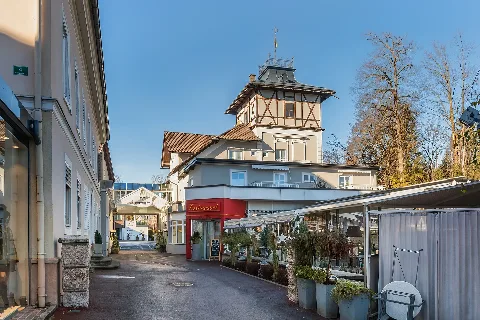 Restaurant Hotel Post on Europaplatz #5, 6, 8, market town Velden am Wörther See, district Villach Land, Carinthia, Austria, EU