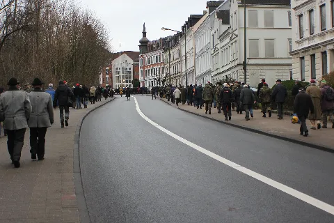 Von Flensburg Nach Oeversee Marschieren (150. Oeverseegedenken, 2014), Bild 04