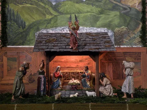 Weihnachtskrippe Der Breitenseer Pfarrkirche