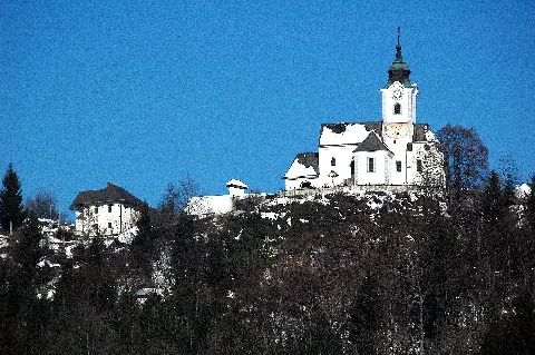 Wernberg Sternberg Pfarrkirche Hl. Georg Süd Ansicht 24122005 02