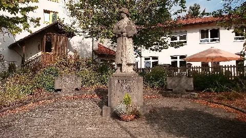 Ww1+2 Memorial Unterwittighausen 1 Vor Kath. Kindergarten Allerheiligen