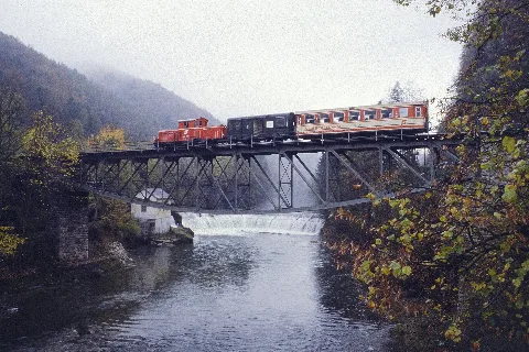 Ybbstalbahn Bruecke Bei Gstadt