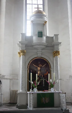Zschopau, Kirche St.martin, Der Altar