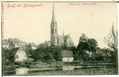 00864 Geringswalde 1898 Kirche (Von Süden) Brück & Sohn Kunstverlag