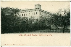 00873 Niederlößnitz 1898 Kuranstalt Und Schloß Brück & Sohn Kunstverlag