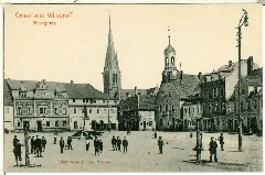 01060 Wilsdruff 1899 Marktplatz Brück & Sohn Kunstverlag