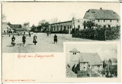 01096 Langenrieth 1899 Blick Ins Dorf Brück & Sohn Kunstverlag