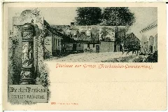 01385 Frankental 1899 Gasthof Zur Grenze (Mit Spruch) Brück & Sohn Kunstverlag
