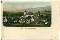 01390 Cunewalde 1899 Blick Auf Cunewalde Brück & Sohn Kunstverlag