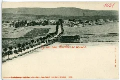01631 Zettlitz 1901 Blick Auf Zettlitz Bei Karlsbad Brück & Sohn Kunstverlag