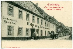 01797 Wechselburg 1901 Hotel Sächsischer Hof Brück & Sohn Kunstverlag