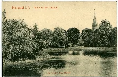 02645 Neustadt I. Sachsen 1902 Anlagen Mit Teich Brück & Sohn Kunstverlag