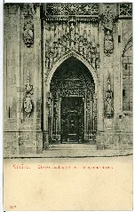 03127 Gmünd 1903 Oberes Südportal Der Heiligkreuzkirche Brück & Sohn Kunstverlag