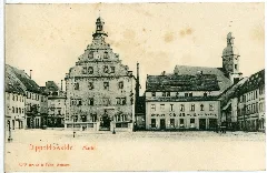 03203 Dippoldiswalde 1903 Markt Und Rathaus Brück & Sohn Kunstverlag