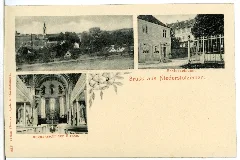 04836 Niederstotzingen 1903 Schloßeingang, Kirche Stadt Brück & Sohn Kunstverlag