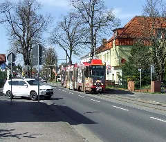 049 Tram 134 In Heavy Traffic 2