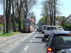 051 Tram 134 In Heavy Traffic 4