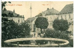 06946 Lengefeld 1906 Springbrunnen Am Markt Brück & Sohn Kunstverlag