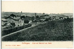 07381 Zschopau 1906 Bahnhof Und Stadt Brück & Sohn Kunstverlag