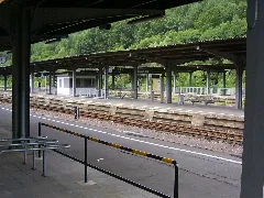 08050010Bahnhof Pirmasens Nord Overview Empty Platforms