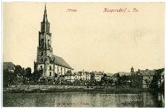 08076 Neugersdorf 1906 Kirche Und Teich Brück & Sohn Kunstverlag