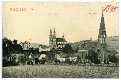 08598 Schirgiswalde 1907 Katholische Und Evangelische Kirche Brück & Sohn Kunstverlag