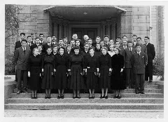 1954 Konfirmation, Photo Made In Front Of The Church (337134823)