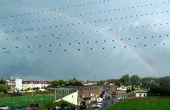 2010 08 07 Regenbogen Über Der Glückaufkampfbahn Auf Schalke Panoramio
