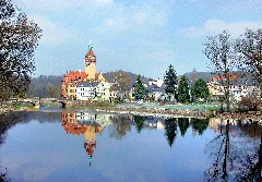 20100419213Dr Waldheim Stadtansicht Mit Rathaus
