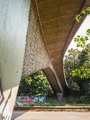 2013 08 23 Sportpark Nord, Bonn Fußgängerbrücke Über Die Autobahn Img 5130