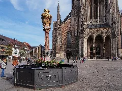 2013 Ulm Löwenbrunnen Münsterplatz
