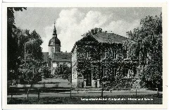 28410 Lampertswalde 1952 Bei Großenhain, Kirche Und Schule Brück & Sohn Kunstverlag