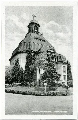 28850 Arnsdorf 1955 Anstaltskirche Brück & Sohn Kunstverlag
