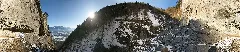 360° Panorama Weg Alp Rohr