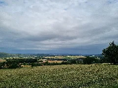 503 Planetenweg Zwischen Bad Zwesten Und Oberurff Schiffelborn, Blick Vom Waldrand Ins Tal Der Urff