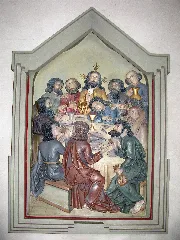 Abendmahlsszene Mit Johannesminne In Der Pfarrkirche Unserer Lieben Frau In Karlsruhe