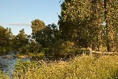 Abendstimmung An Der Rur Zur Sonnenwendzeit